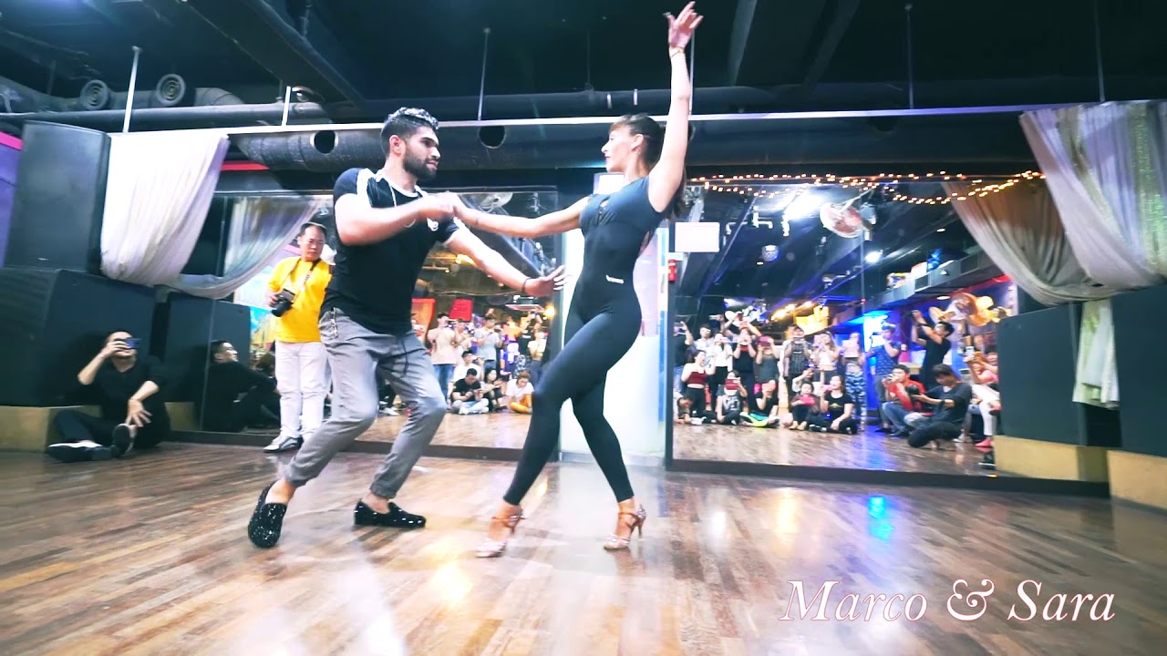 Marco y Sara Bachata korea Work shop Naomi 마르코 y 사라 바차타 워크샵 나오미 2019.07.21