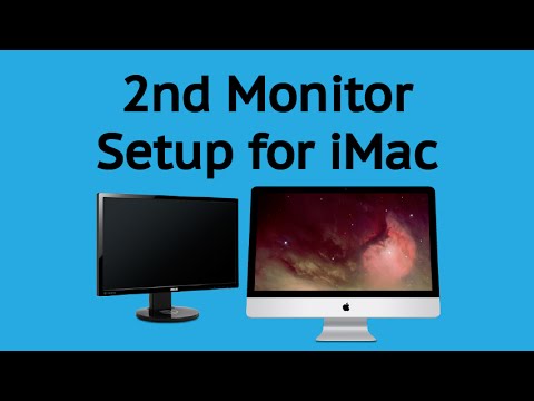 how to use imac as second monitor