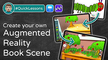 Create your own Augmented Reality Book Scene in AR Makr   |   iPad #QuickLessons