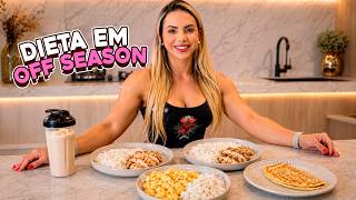 TUDO QUE EU COMO EM UM DIA EM OFF SEASON | DIETA DE WELLNESS | ISA PEREIRA