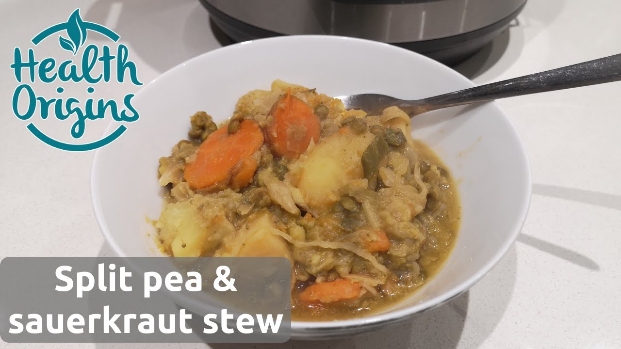 Vegan Split Pea & Sauerkraut Stew (Instant Pot) Instant Pot Teacher
