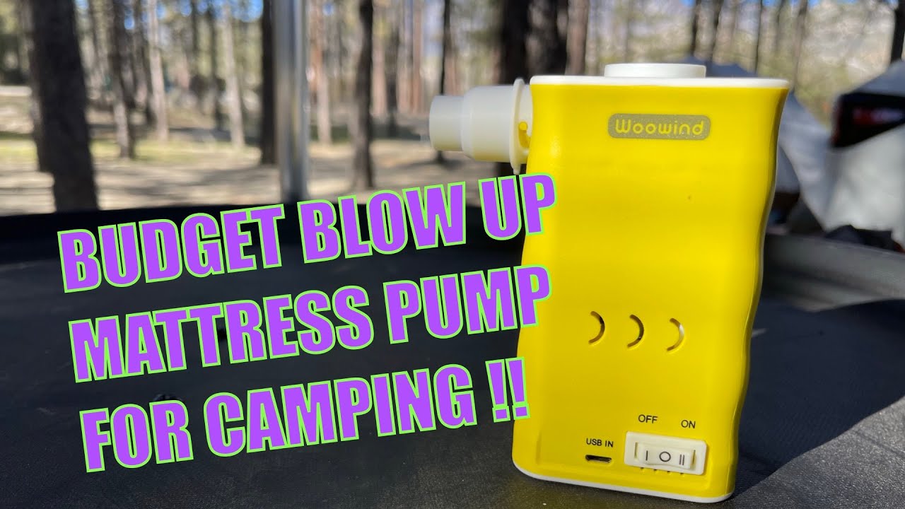 Electric Air Mattress Pump for Camping! YouTube