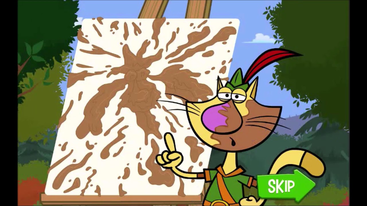 Nature Cat Nature Art Box Games for Children Cartoons for
