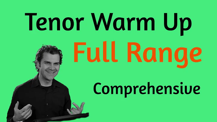 Singing Warm Up - Tenor Range - Comprehensive