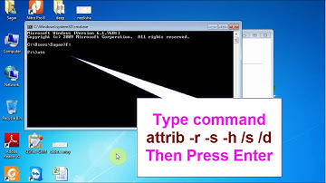 How to show hidden files of Pen Drive