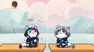 Thunder - Duet Cats Singing #thunder #duetcats #cat #singing #idle #gacha #meowtify #musicgame
