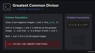 Day34 | AP01-02 - Week06 | Greatest Common Divisor | Pair Sum divisible by M