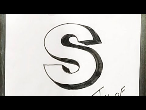 Drawing an Illuminated Letter 'S' | Fineliner Art - YouTube