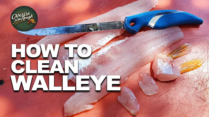 How to Clean Walleye (Fast Boneless Method for Walleye Fillet) | Rough Facts | Catch Clean Cook