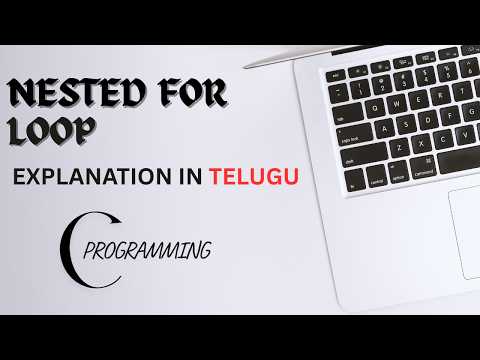 Nested For Loop in C Programming | Star Pattern Examples for Beginners