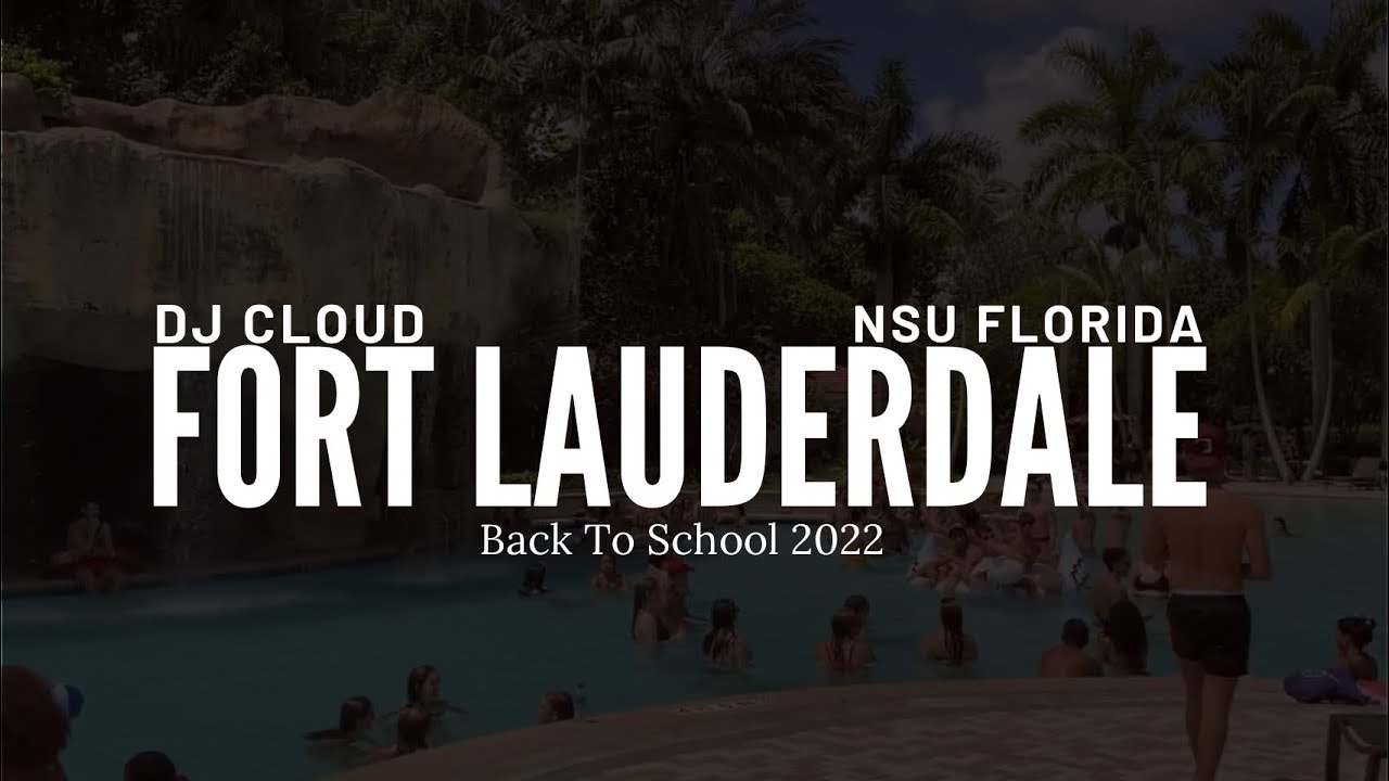 August 20, 2022: Back to School Pool Party | NSU | Fort Lauderdale, Florida 