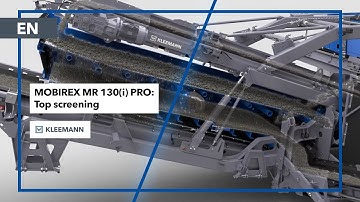 MOBIREX MR 130(i) PRO: Flexible Applications Through Powerful Double-Deck Post Screening Unit