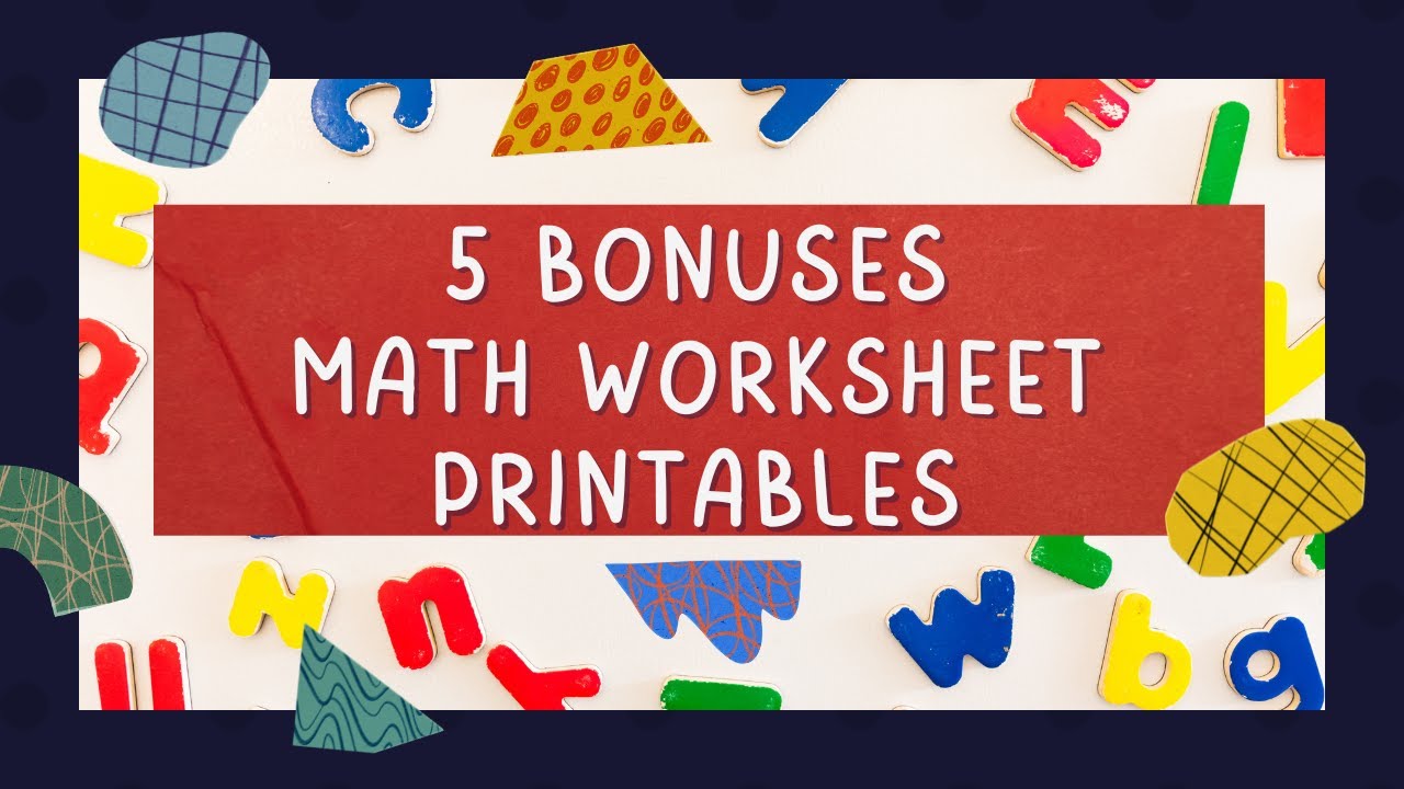 Math Worksheet Generator Printables Software Best 5 Bonuses | Worksheet Creator Math - YouTube