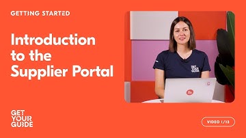 Navigating the Supplier Portal | Getting Started on GetYourGuide