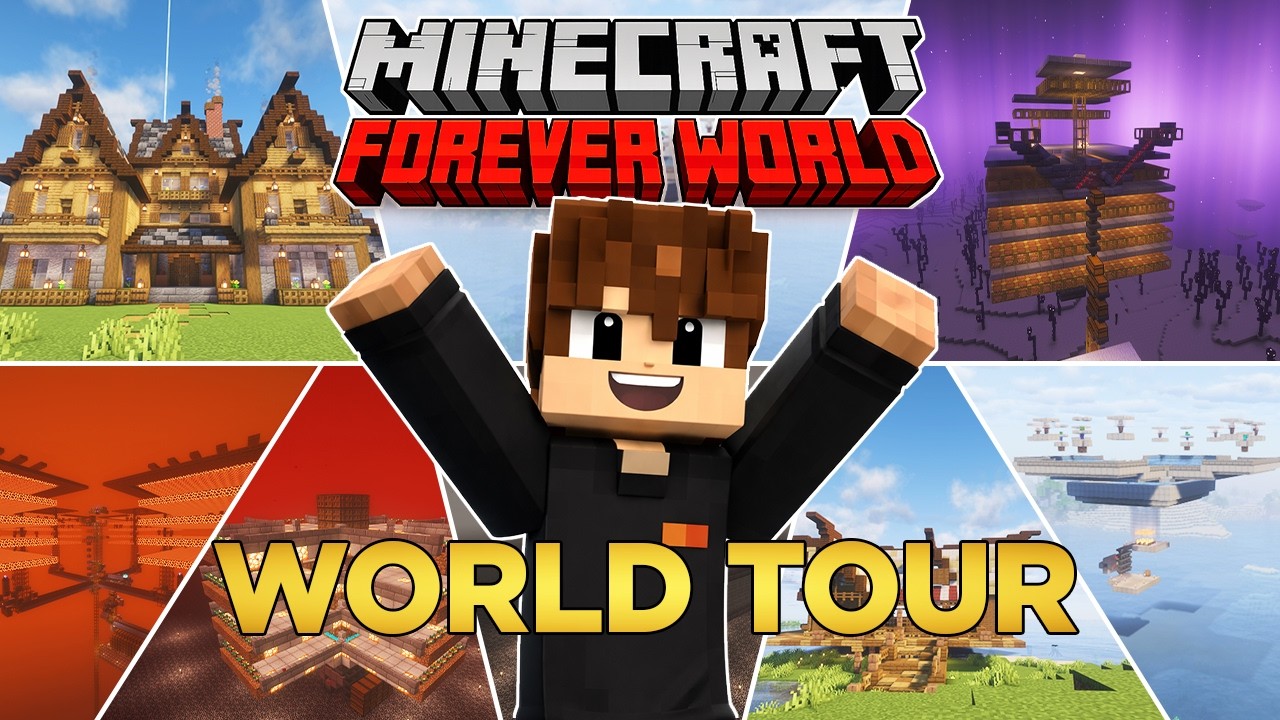 Minecraft ITA Ep.1 - Primo tour del mio Forever World (Survival)