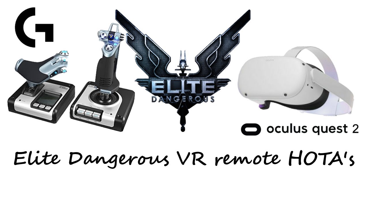 syndrom leje vinden er stærk Elite Dangerous VR mode on Oculus Quest 2, with remote HOTAS! - YouTube