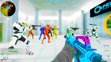 Counter Strike Global Offensive - Zombie Escape mod online gameplay on Aperture Science map