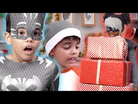 PJ Masks in Real Life: Villains STEAL Christmas?! 🎁🎄 PJ Masks