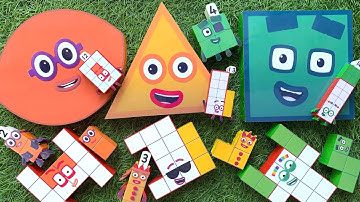 Looking for Numberblocks NEW 88 Puzzle Tetris Shape ASMR  | Numberblocks Satisfying Video