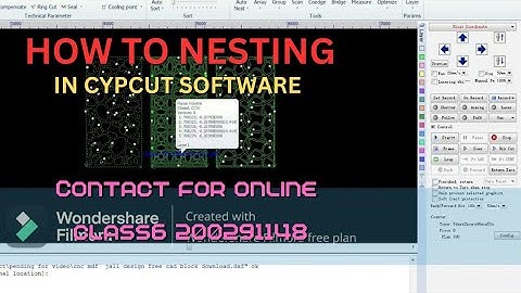 NEST in Cypcut LASER Cutting Machine में Nesting कैसे करे #Cypcut Software  Contact For Online Class