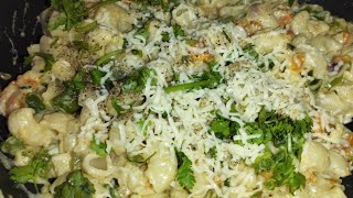 white sauce pasta recipe indian / Creamy cheese white sauce pasta / Dinner recipe / kids recipe