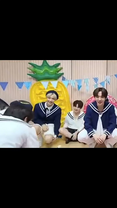 It is always Chan to ruin Han’s aegyo 😭 #straykids #skz #jisung #bangchan #hyunjin #kpop #shorts