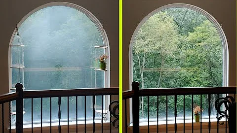 Cleaning a Foggy/Hazy Window Insulated Glass Unit (IGU) from the Inside, Without Replacing the Glass
