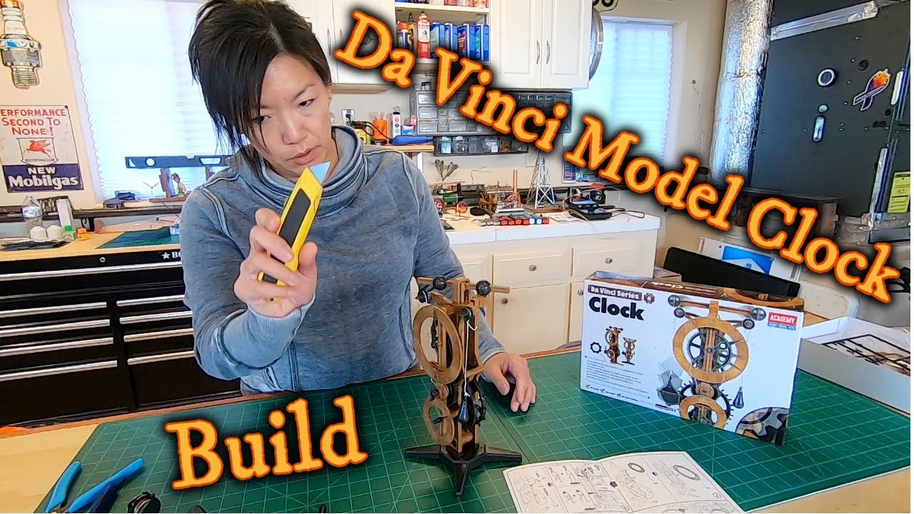 Kit De Montage Horloge Mécanique Da Vinci GET - Modèle éducatif à Engrenages, Série Academy - 12