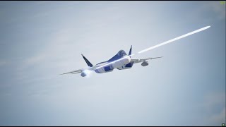 Ace Combat 7: Mission 12 on ACE difficulty with the SU-57 Felon