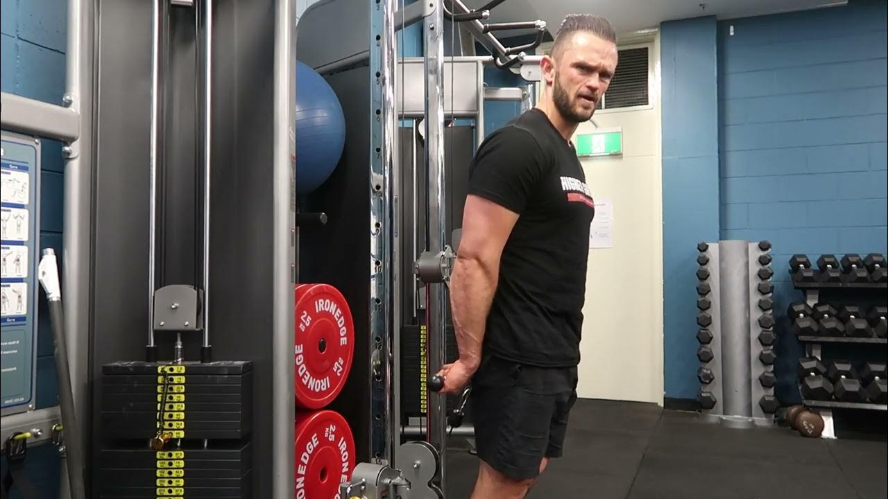 Behind The Back Cable Wrist Curls YouTube