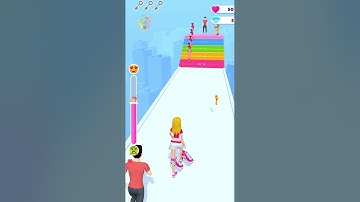 Makeover Run – Makeup Game 💄 Level 1 👩‍🦰 Gameplay Walkthrough 🍔 #makeover #running