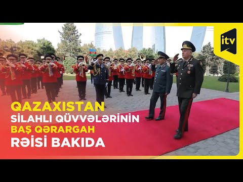 Azərbaycan ilə Qazaxıstan arasında hərbi əməkdaşlığın perspektivləri müzakirə edilib