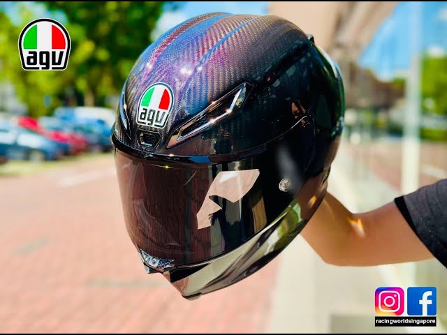 PISTA GP RR ECE DOT MONO - IRIDIUM CARBON - YouTube