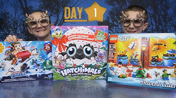 Advent Calendars DAY 1, Star Wars, HATCHIMALS CollEGGtibles, LEGO City | VLOGMAS