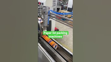 Paper lid packing machines counting machine