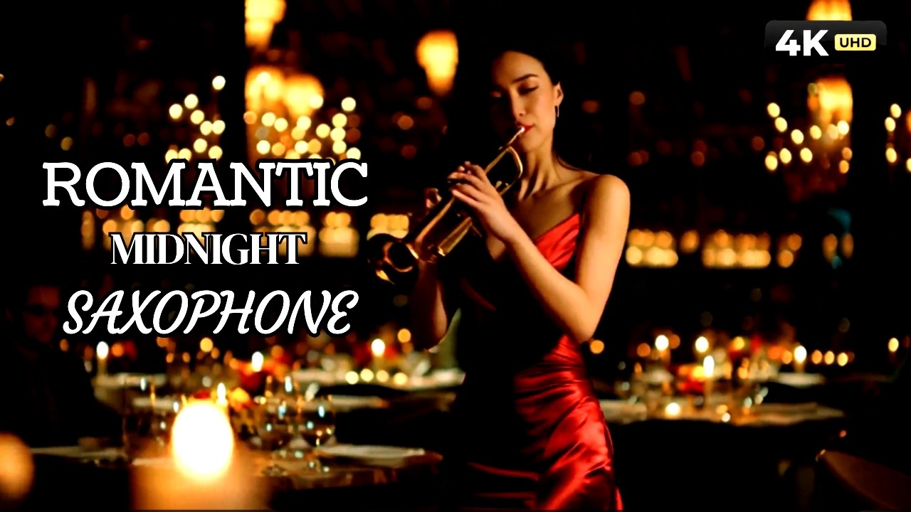 Романтическая музыка для саксофона — полуночная романтическая атмосфера для поздних джазовых свидани