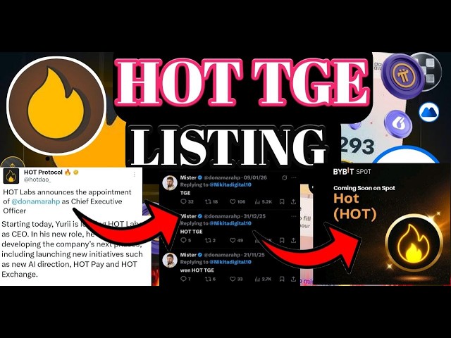 Hot TGE Update। Hot Airdrop Update । Hot Supply Update । Hot Protocol Exchange Update ।