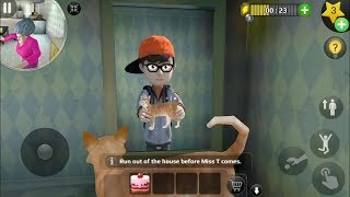 Scary Teacher 3D Version 5.4.1 | Miss T Stops Nick From Saving The Cat