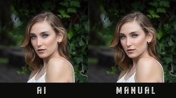 Ai vs Manual Retouching in Photoshop