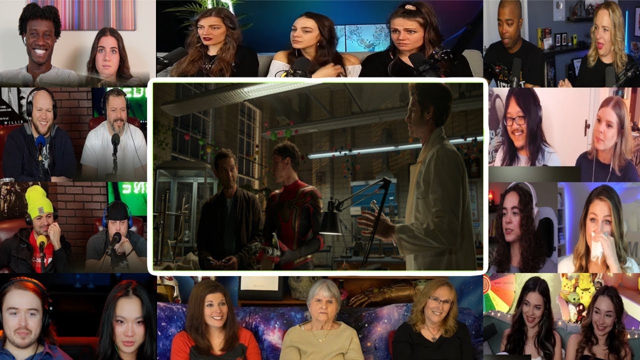 Three Spider-Men Build the Cures Together Scene - Spider-Man: No Way Home | Reaction Mashup