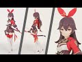 ペーパークラフト　アンバー（原神）