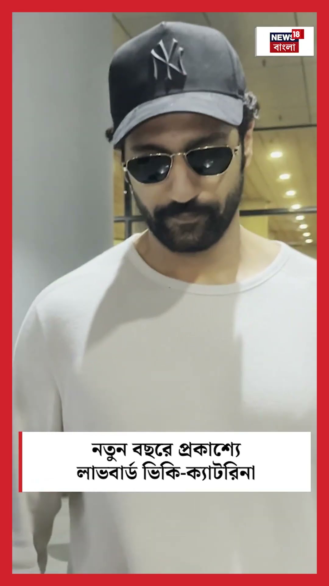 নতুন বছরে প্রকাশ্যে লাভবার্ড Katrina Kaif and Vicky Kaushal | N18S #shorts