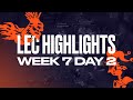 Full Day Highlights | W7D2 | 2021 LEC Summer
