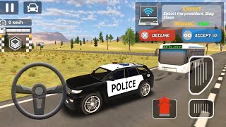 Police Car Chase - Cop Simulator - New Police Car Unlocked | Escort the President Android Games screenshot 3