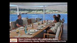 Larry Ellison Invites Maui Mayor to Meeting on Lanai Yacht - Feb. 2013