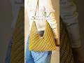 【かぎ針編み】トライアングルバッグの編み方#shorts