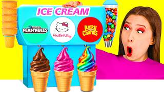 Mystery Ice Cream Challenge | Delicious Kitchen Hacks by HAHANOM Challenge