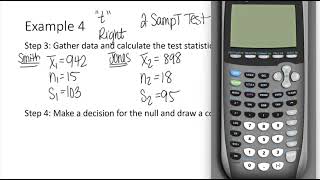 Notes 4 4B Hypothesis Testing for Two Population Means