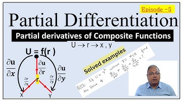 Partial derivatives : composite function introduction solved examples |partial derivatives R.K.Patny
