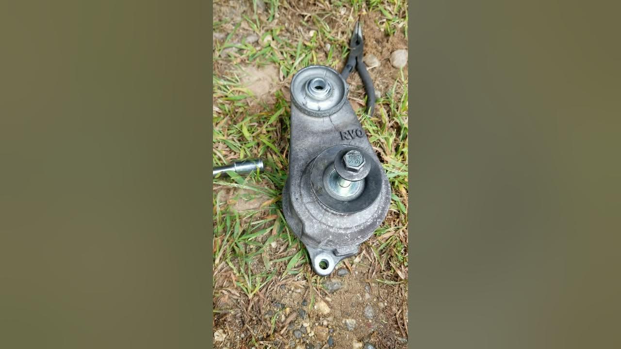 2012 Honda Pilot Belt Serpentine Tensioner Pulley Replacement - YouTube